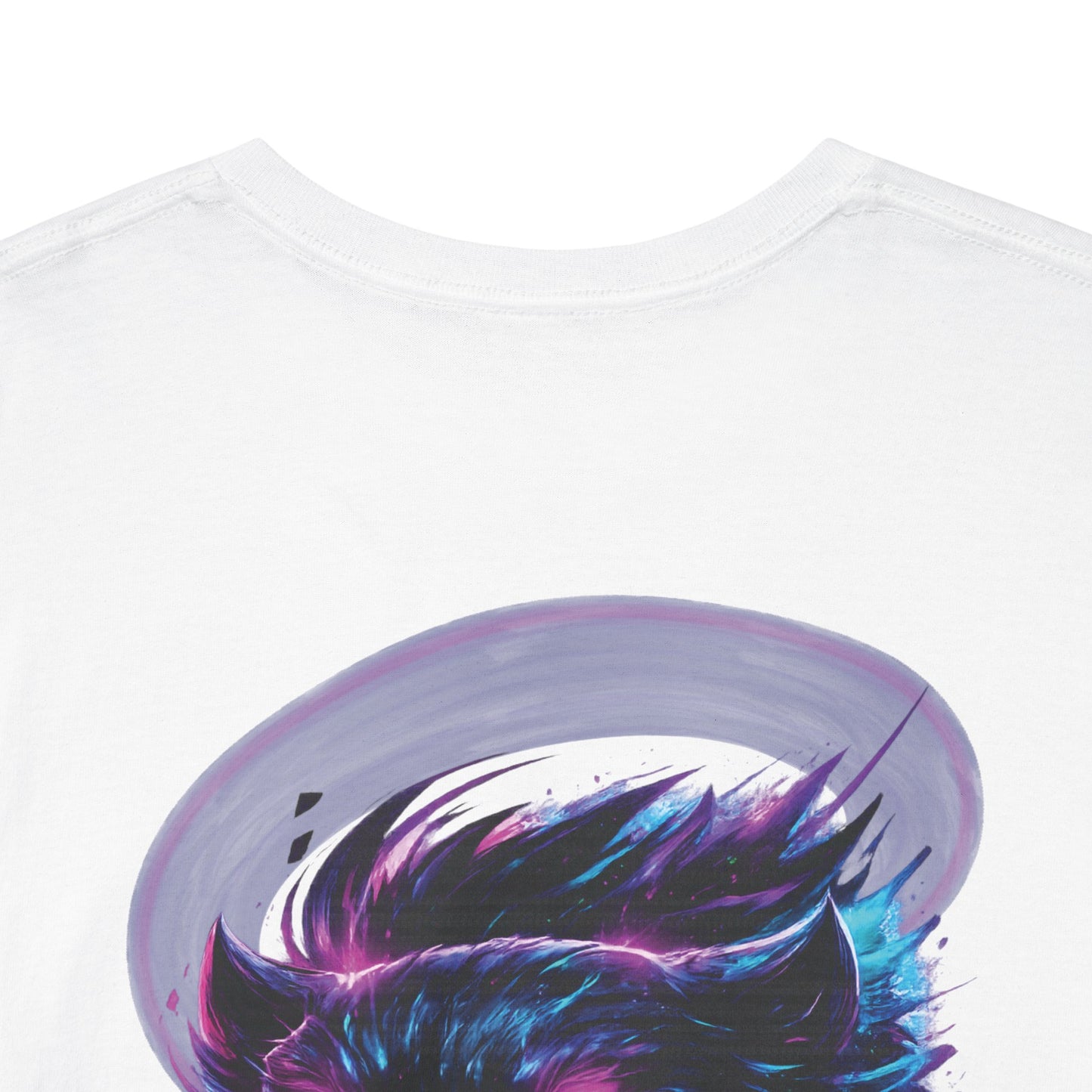 Phantom Fang | Neon Panther Graphic Tee — Dark Fantasy Glowing Eyes Unisex T-Shirt | Oscar Bayazit
