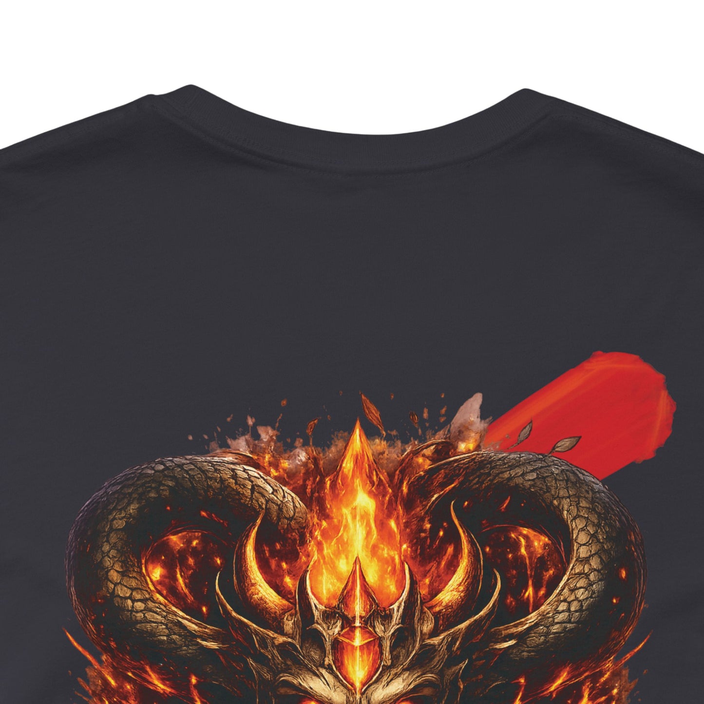 Soul of Fire | Demonic Flame Skull Tee — Gothic Metal Band-Style Graphic T-Shirt | Oscar Bayazit