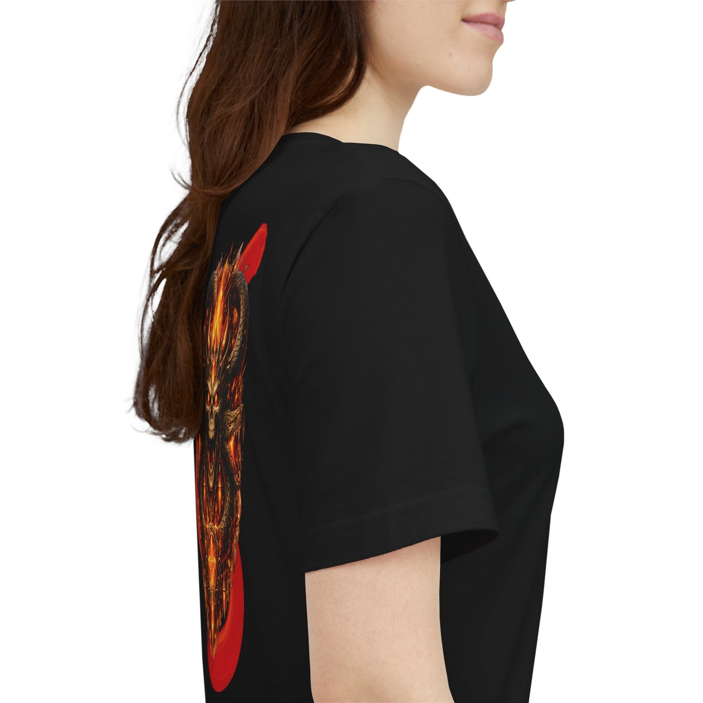 Soul of Fire | Demonic Flame Skull Tee — Gothic Metal Band-Style Graphic T-Shirt | Oscar Bayazit