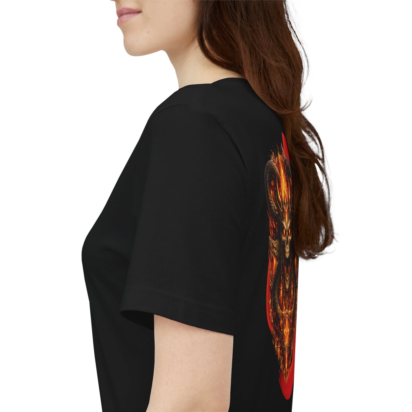 Soul of Fire | Demonic Flame Skull Tee — Gothic Metal Band-Style Graphic T-Shirt | Oscar Bayazit