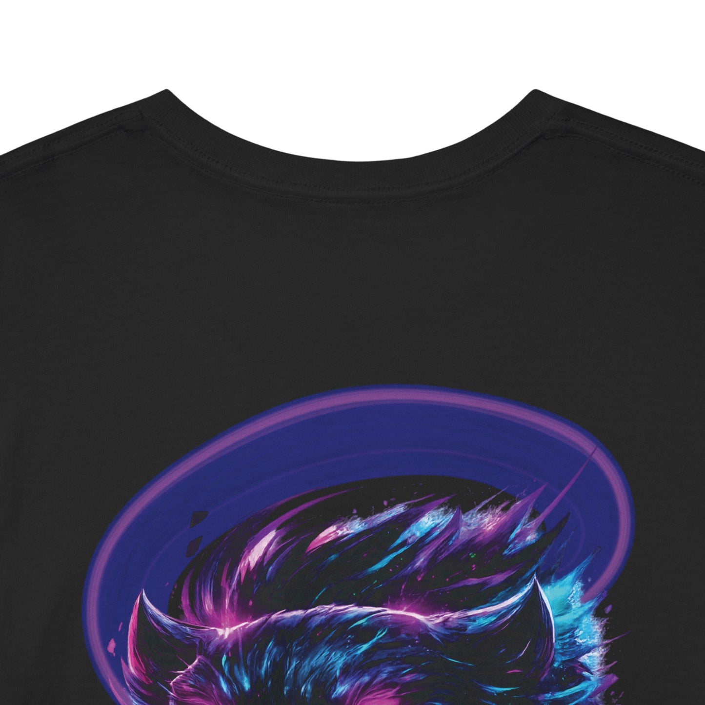 Phantom Fang | Neon Panther Graphic Tee — Dark Fantasy Glowing Eyes Unisex T-Shirt | Oscar Bayazit