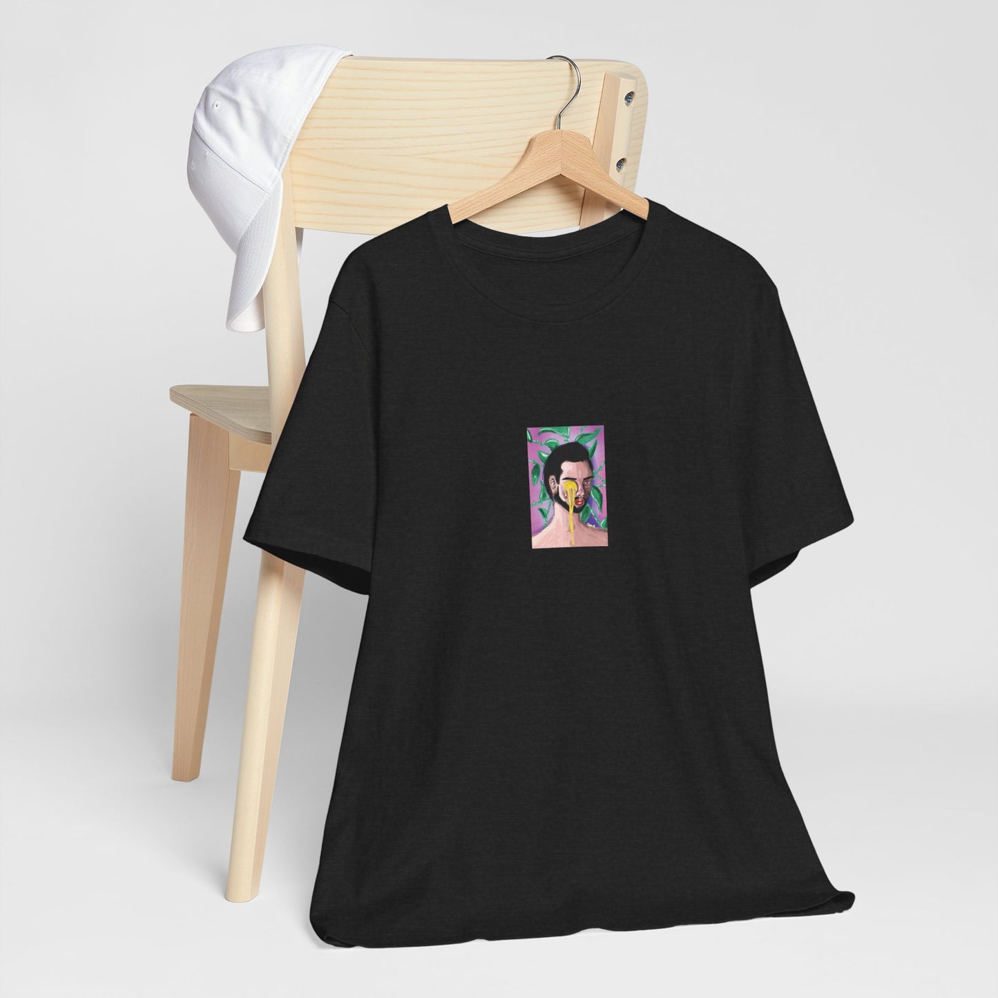 Miele | Abstract Portrait Tee — Colorful Surreal Face Graphic T-Shirt | Oscar Bayazit
