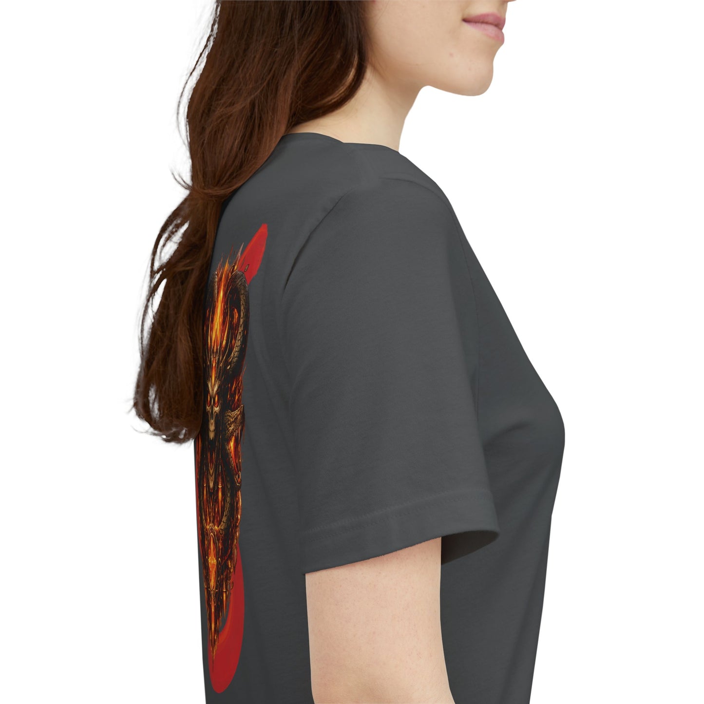 Soul of Fire | Demonic Flame Skull Tee — Gothic Metal Band-Style Graphic T-Shirt | Oscar Bayazit