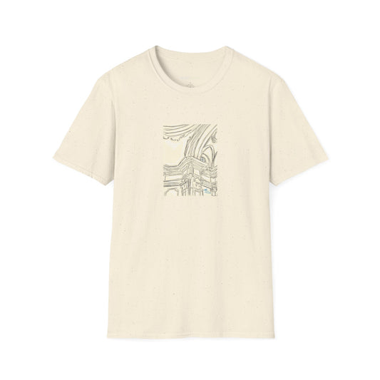ACCUEIL | Architectural Sketch Graphic Tee — European Architecture Drawing Unisex T-Shirt | Oscar Bayazit