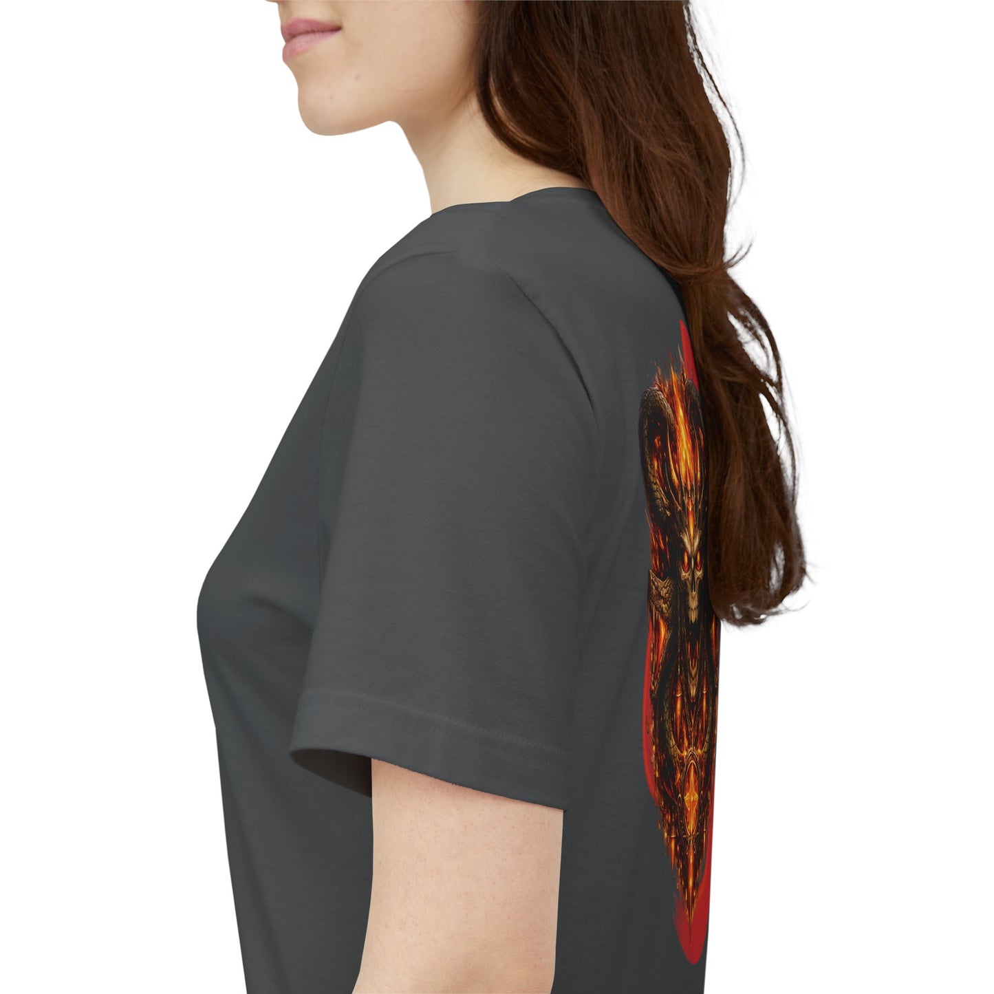 Soul of Fire | Demonic Flame Skull Tee — Gothic Metal Band-Style Graphic T-Shirt | Oscar Bayazit