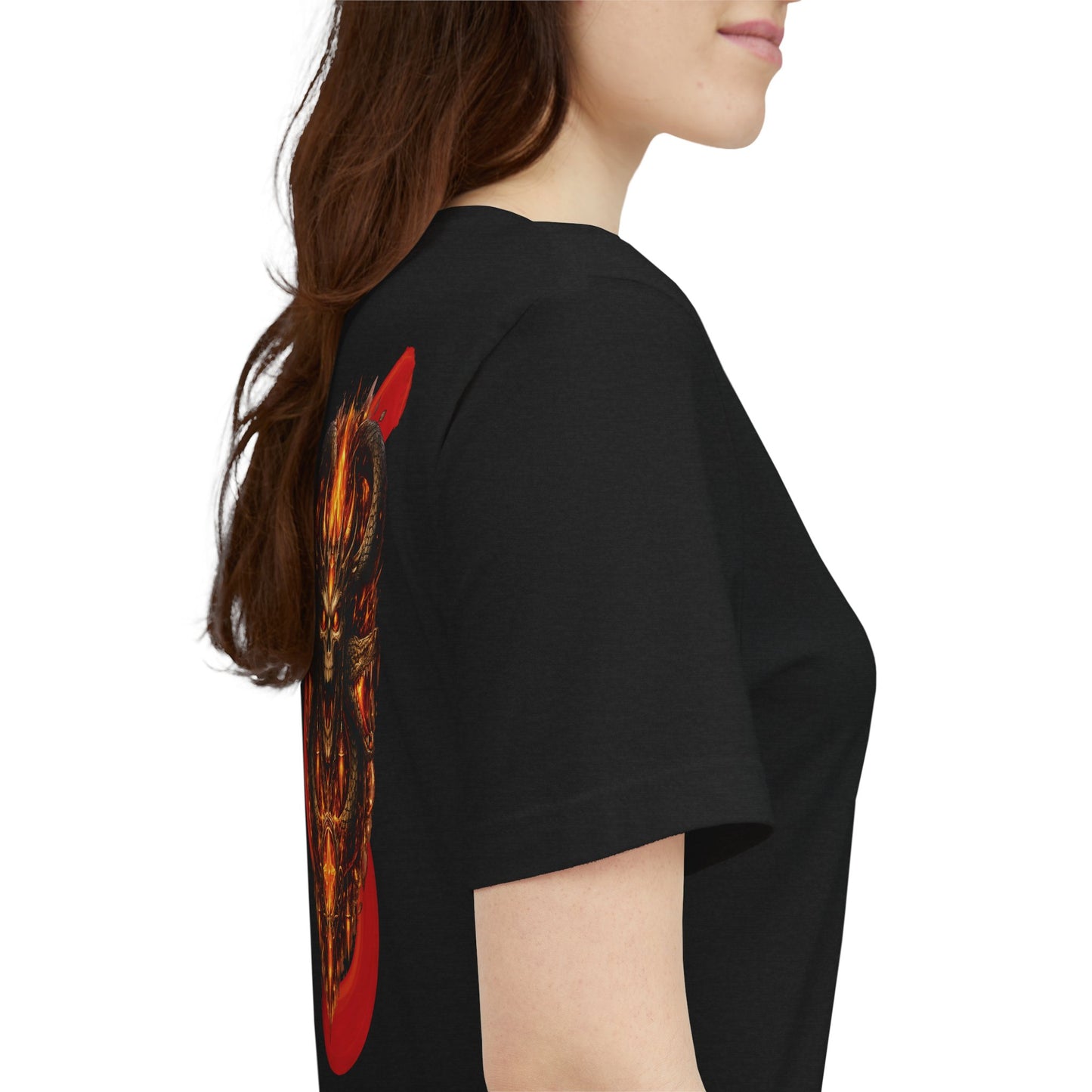 Soul of Fire | Demonic Flame Skull Tee — Gothic Metal Band-Style Graphic T-Shirt | Oscar Bayazit