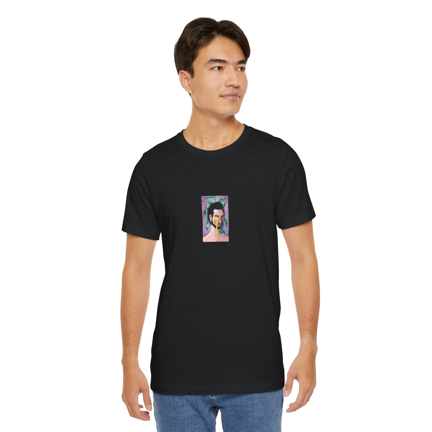Miele | Abstract Portrait Tee — Colorful Surreal Face Graphic T-Shirt | Oscar Bayazit