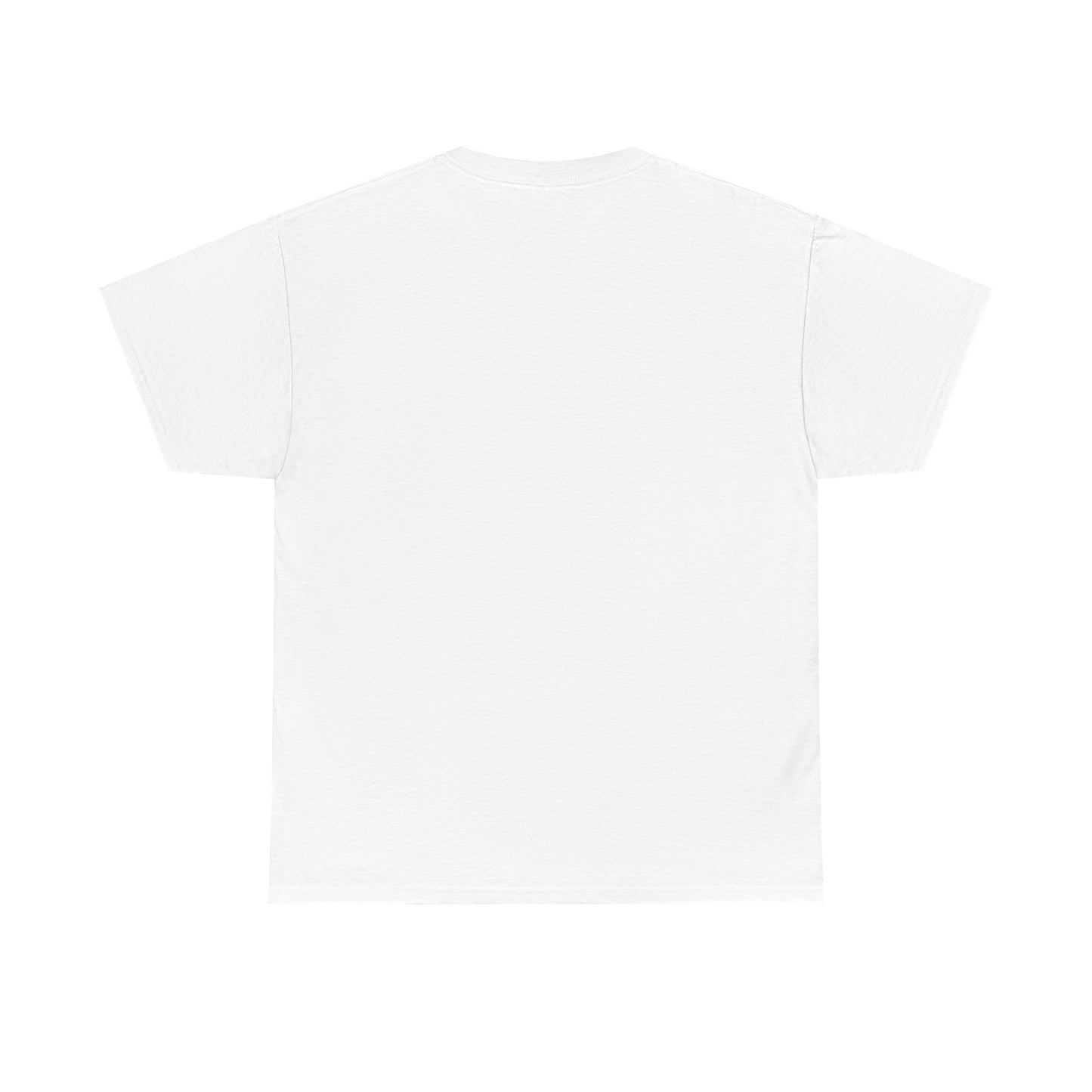 Vista 2018 | Abstract Face T-Shirt — Red, Blue & Orange Cloud Paint Graphic Tee | Oscar Bayazit