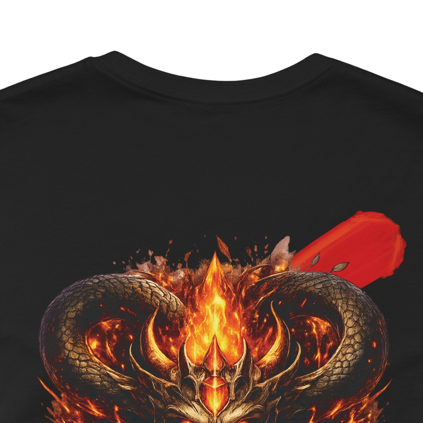 Soul of Fire | Demonic Flame Skull Tee — Gothic Metal Band-Style Graphic T-Shirt | Oscar Bayazit